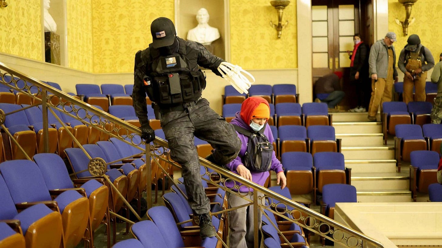 Capitol riot suspects who allegedly brought zip ties, wore tactical gear  arrested - ABC News