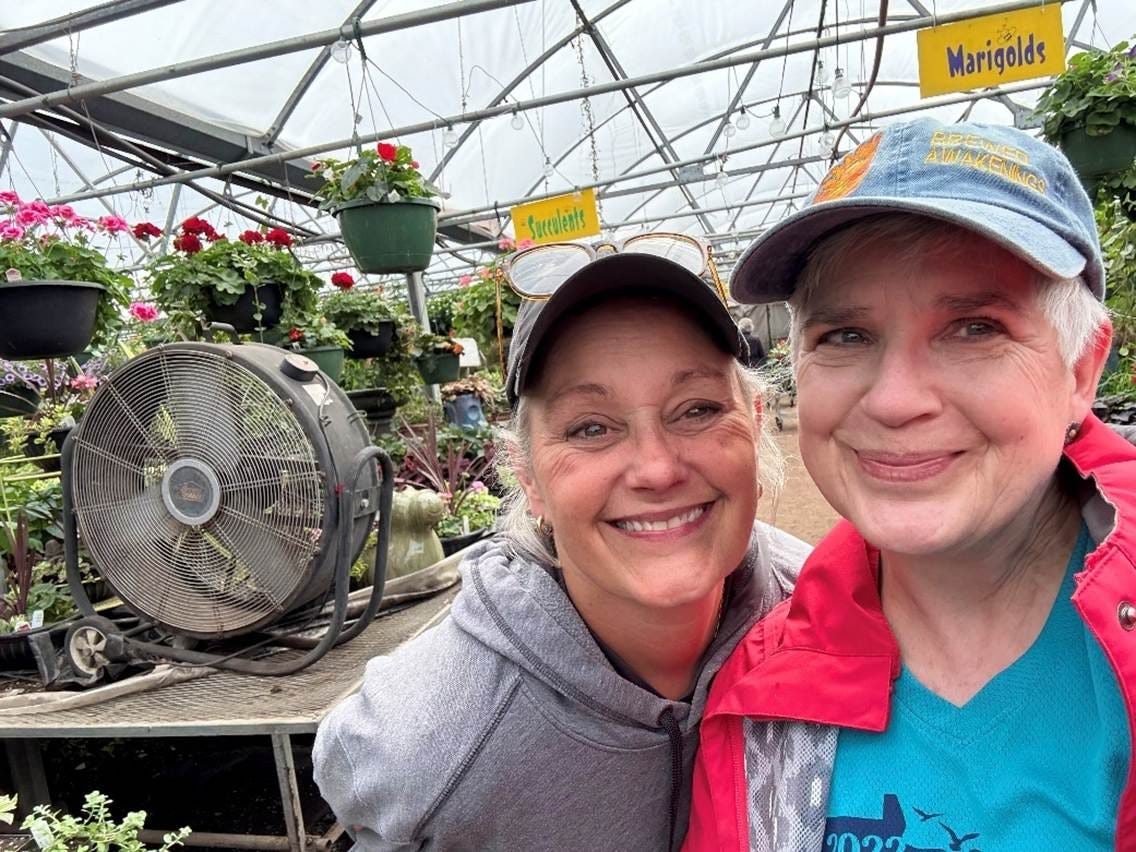 Owner Deb Byrns Erickson and post author Kat B.