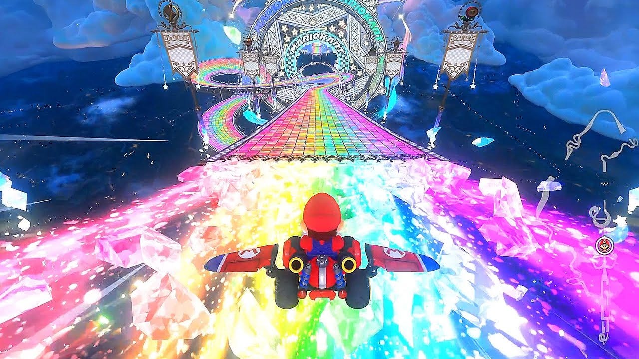 mario kart rainbow road