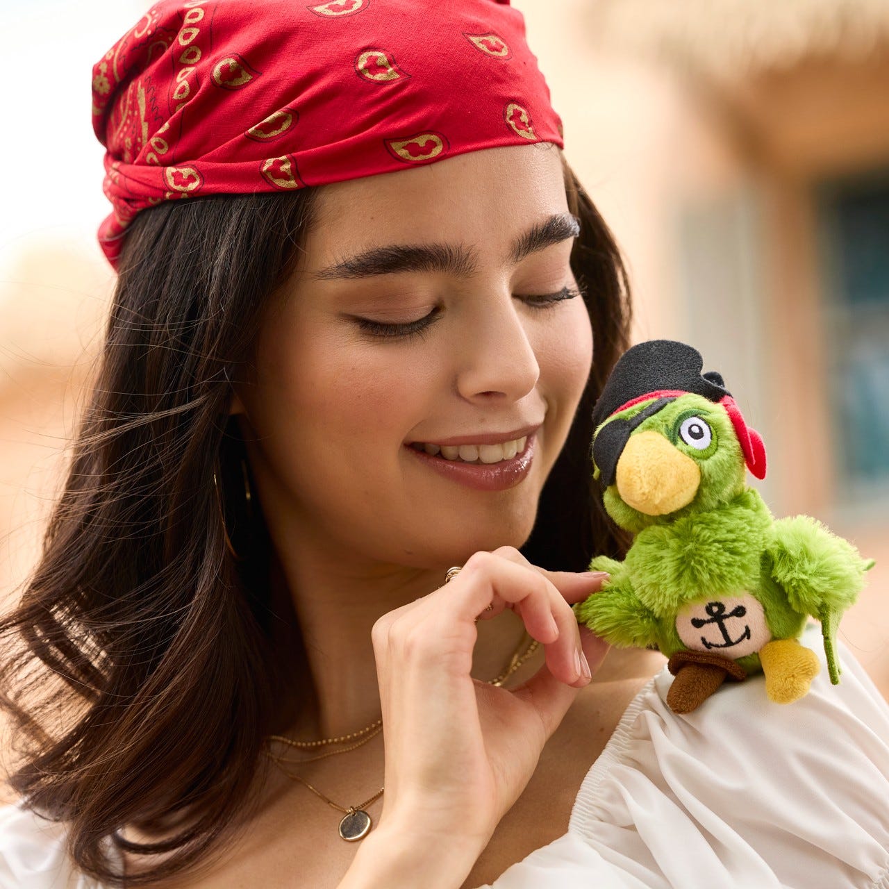 Peg Leg Pete Magnetic Shoulder Plush – Pirates of the Caribbean – 5 1/2'' Peg Leg Pete Magnetic Shoulder Plush – Pirates of the Caribbean – 5 1/2''