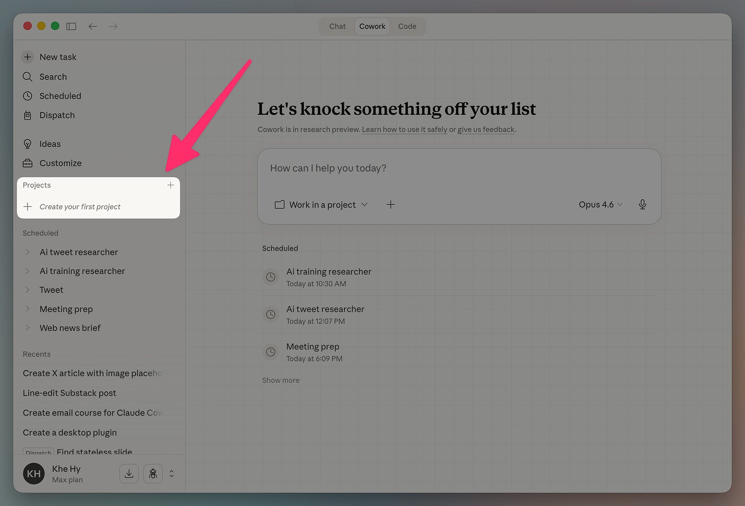 Claude Cowork: How to use the new Projects feature