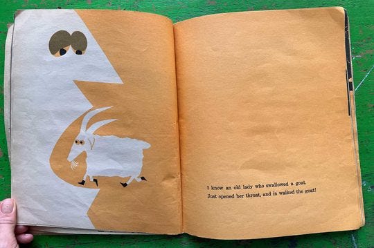 Vintage copy of I Know an Old Lady