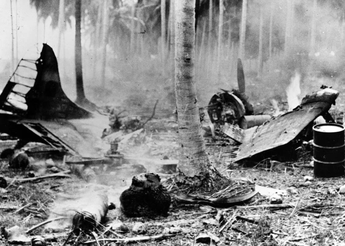 Henderson Field under attack - by Martin Cherrett