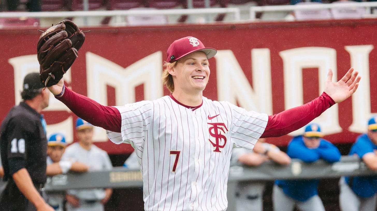 Wes Mendes Named ACC Pitcher of the Year - Florida State University Wes Mendes Named ACC Pitcher of the Year - Florida State University