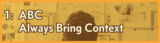 ABC - Always Bring Context