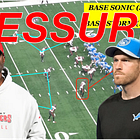 The Tampa Bay Buccaneers' Safety Pressures versus the Lions.