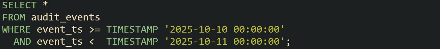 Making SQL Queries That Compare Dates and Timestamps Correctly