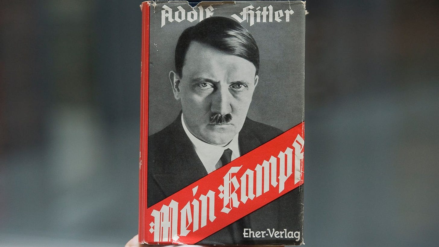Hitler's 'Mein Kampf' Surges in E-Book Sales - ABC News