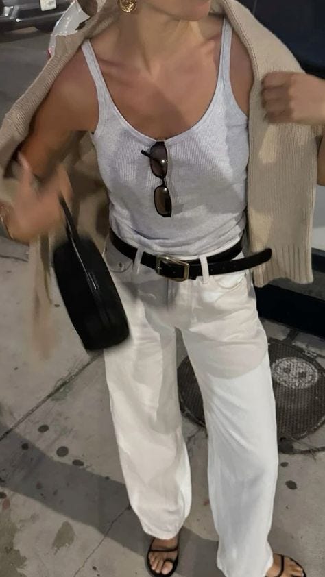 This contains an image of: Chelsea Kramer outfit inspo