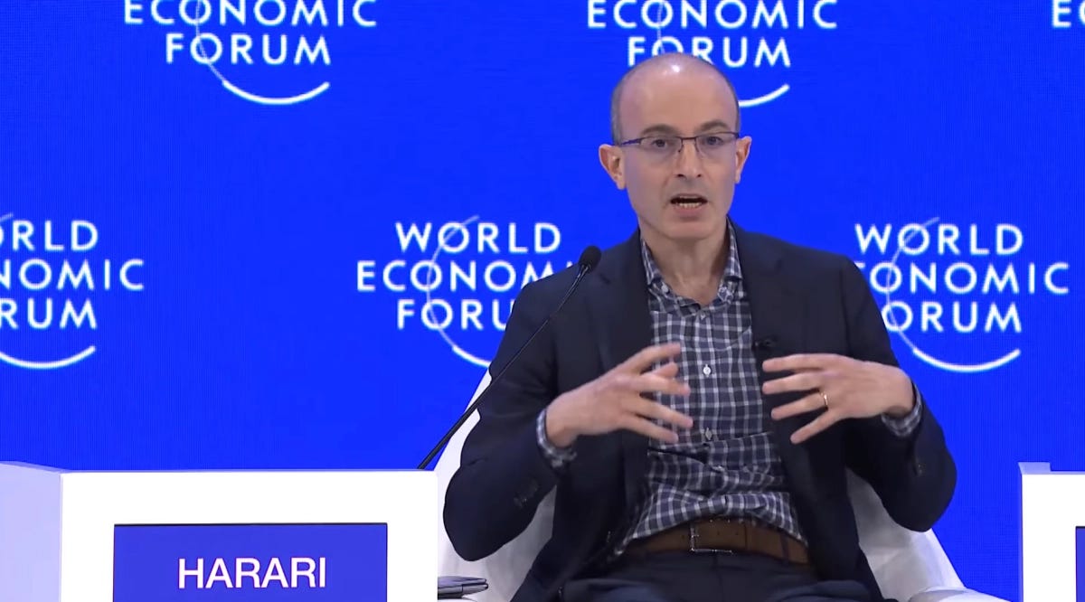 Questioning Harari AI Expertise at Davos