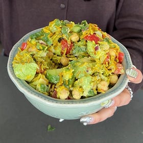 indian crispy rice salad