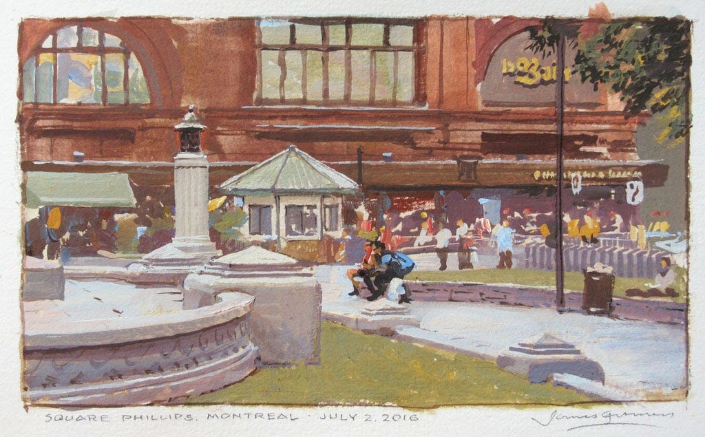 Casein in Your Ears - by James Gurney - Paint Here