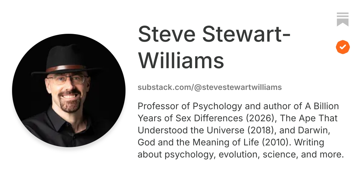 Steve Stewart-Williams | Substack