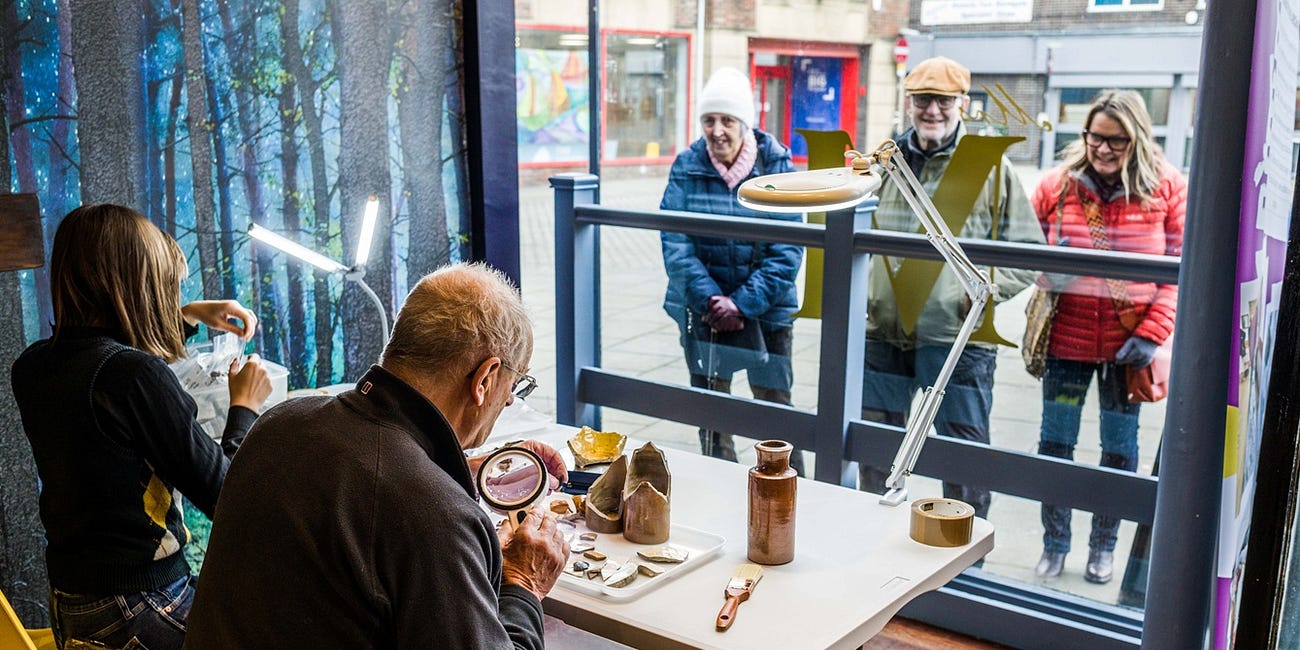 Archaeology on display in Bishop Auckland