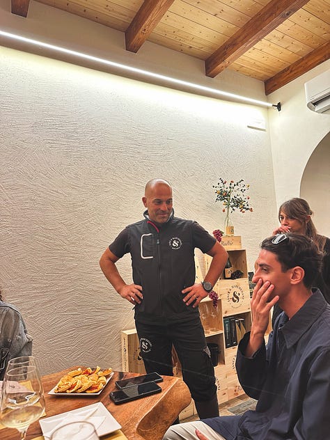 Wine tasting at Jasci e Marchesani