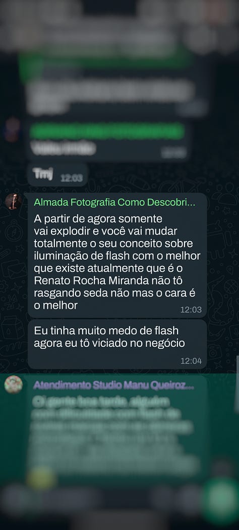 depoimentos dos alunos
