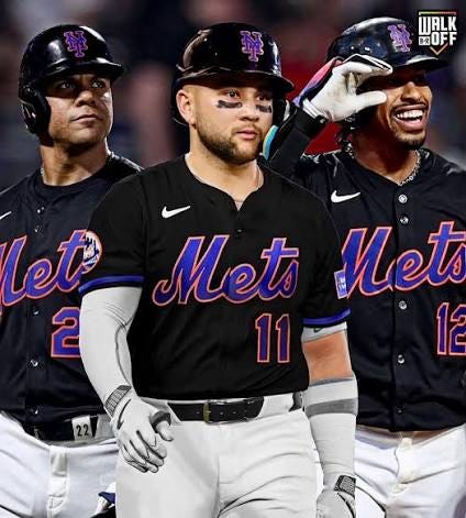 Francisco Lindor. Bo Bichette. Juan Soto. One of the best trios in baseball. LGM🍎