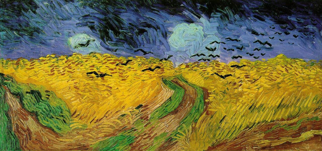 Vincent van Gogh, Wheatfield with Crows, 1890 Vincent van Gogh, Wheatfield with Crows, 1890