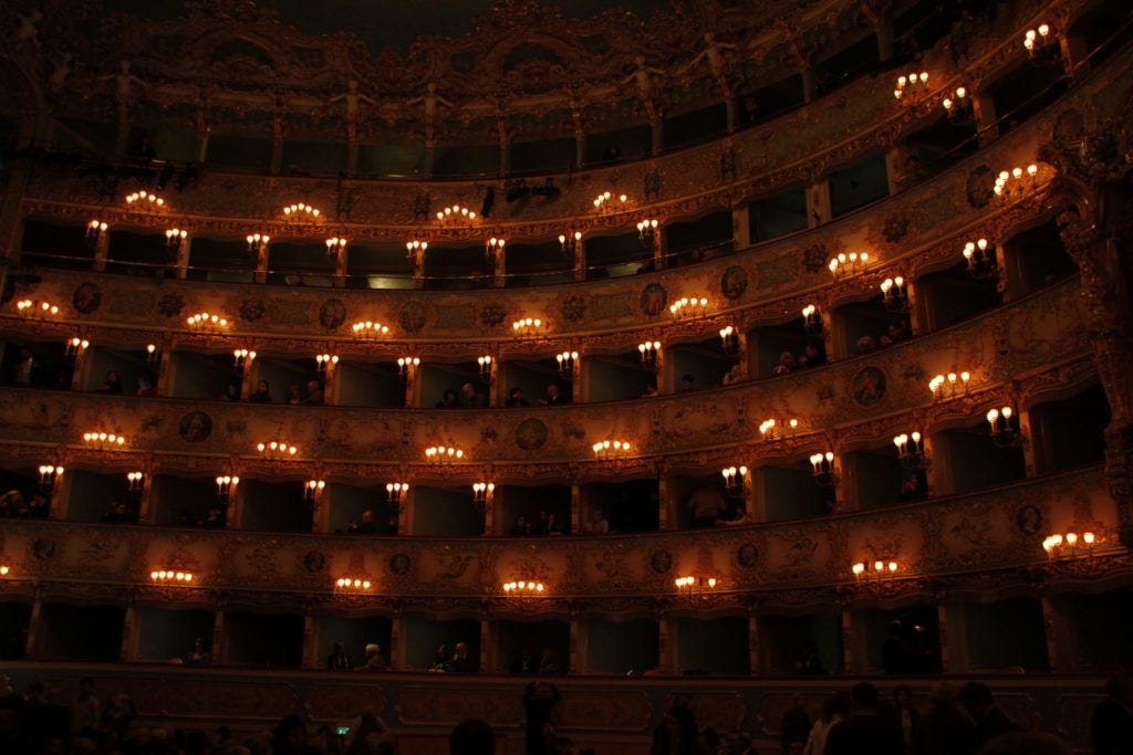 Das Theater La Fenice in Venice, Italien, Italy Das Theater La Fenice in Venice, Italien, Italy