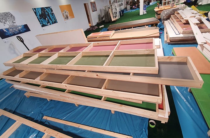 Leverage Point Ent. Custom-built timber film sets & Event Cycle Custom-built timber event sets.