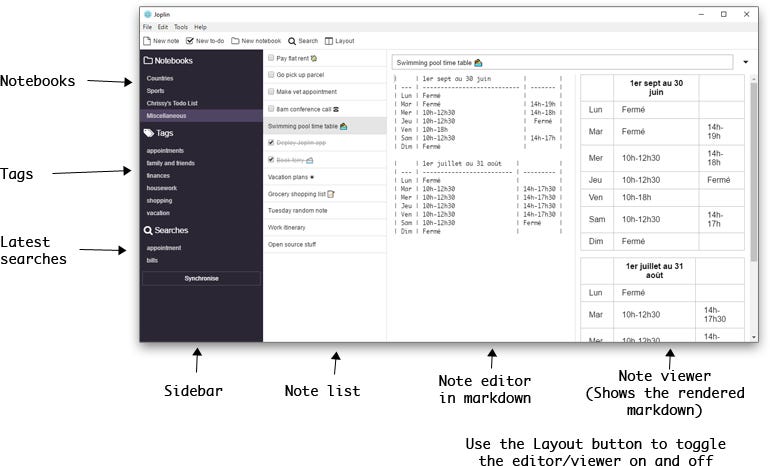 From https://joplinapp.org/desktop/