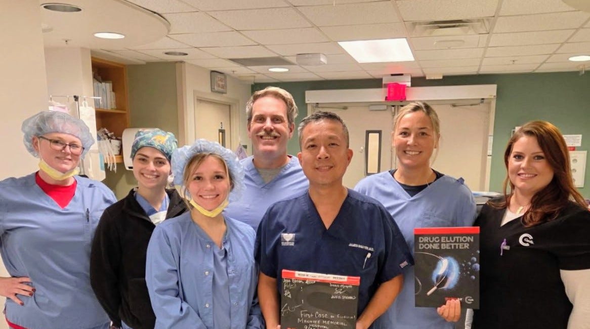 Manatee Memorial Hospital Becomes First in Southwest Florida to Use New FDA-Approved Drug-Eluting Balloon for Coronary Artery Disease