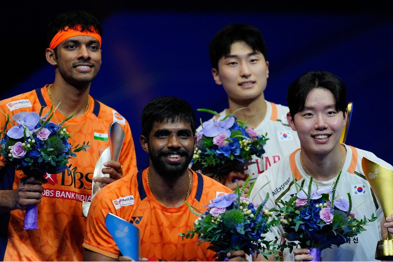 Satwik Sairaj Rankireddy: China Masters: Satwik-Chirag lose to world champs Kim-Seo.. Satwik Sairaj Rankireddy: China Masters: Satwik-Chirag lose to world champs Kim-Seo..