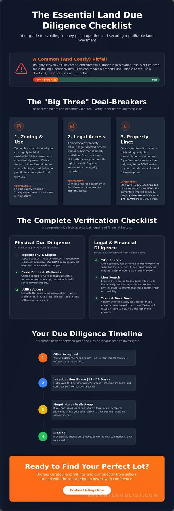 Land due diligence checklist Land due diligence checklist