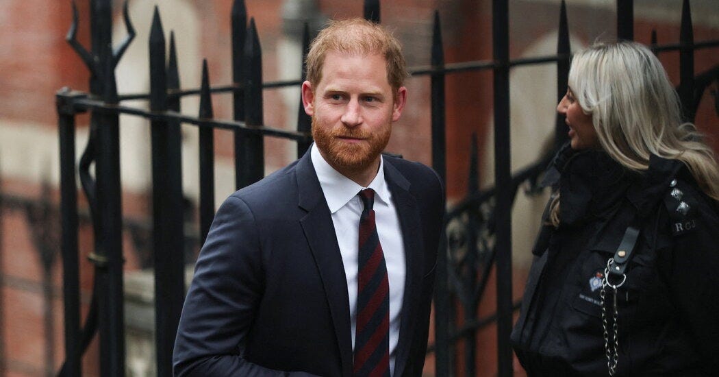 Prince Harry Loses Privacy Lawsuit Against Daily Mail Publisher - The New York Times Prince Harry Loses Privacy Lawsuit Against Daily Mail Publisher - The New York Times