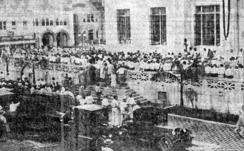 Dedication of the Dade County Courthouse on Thursday, September 6, 1928. Courtesy of the Miami Herald. Dedication of the Dade County Courthouse on Thursday, September 6, 1928. Courtesy of the Miami Herald.