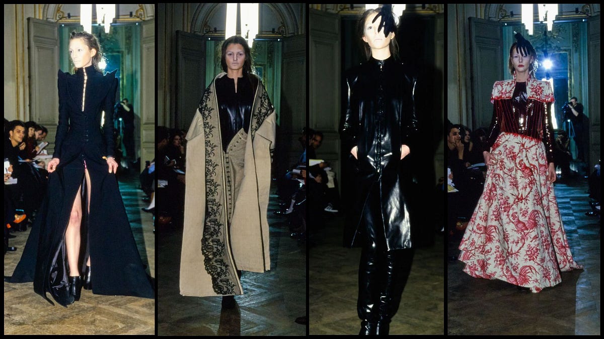 Review the Runway: Olivier Theyskens's 1998 Fall Collection
