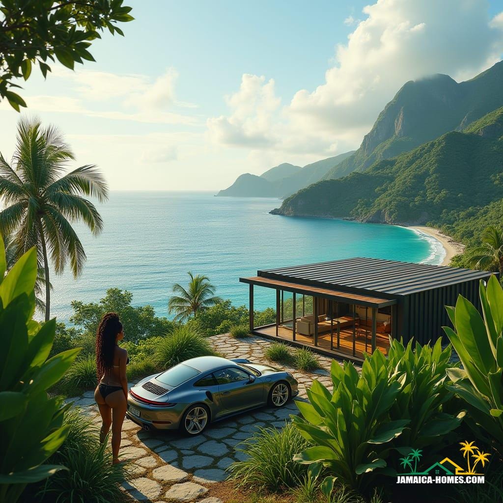 Mountain-Top Container Home Overlooking the Beach