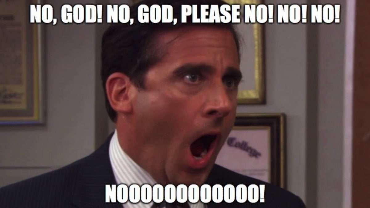 The Office' stars share the story behind the famous Michael screaming meme  | Mashable