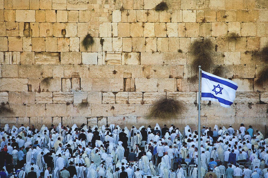 Israeli Flag Flies At The Western Wall by Gary S Chapman Israeli Flag Flies At The Western Wall by Gary S Chapman