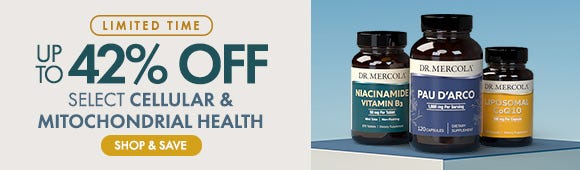 Get up to 42% Off on Select Cellular and Mitochondrial Health