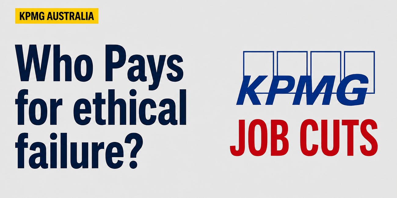 Who will pay for KPMG Australia’s misconduct? Project Vector cuts & fallout