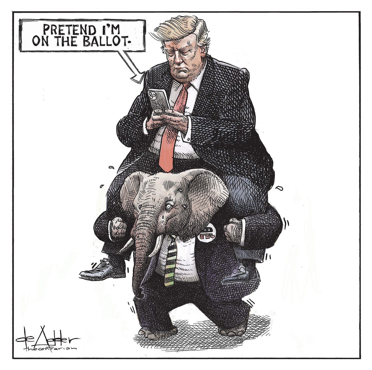 Carrying the Weight - by Michael de Adder - The Contrarian