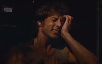 Rambo crying Blank Template - Imgflip