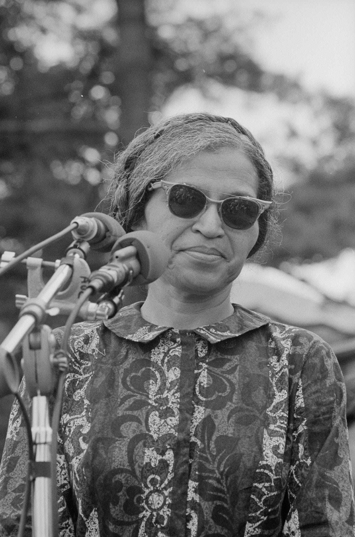 Rosa Parks at Poor Peoples March, June 19, 1968 Rosa Parks at Poor Peoples March, June 19, 1968