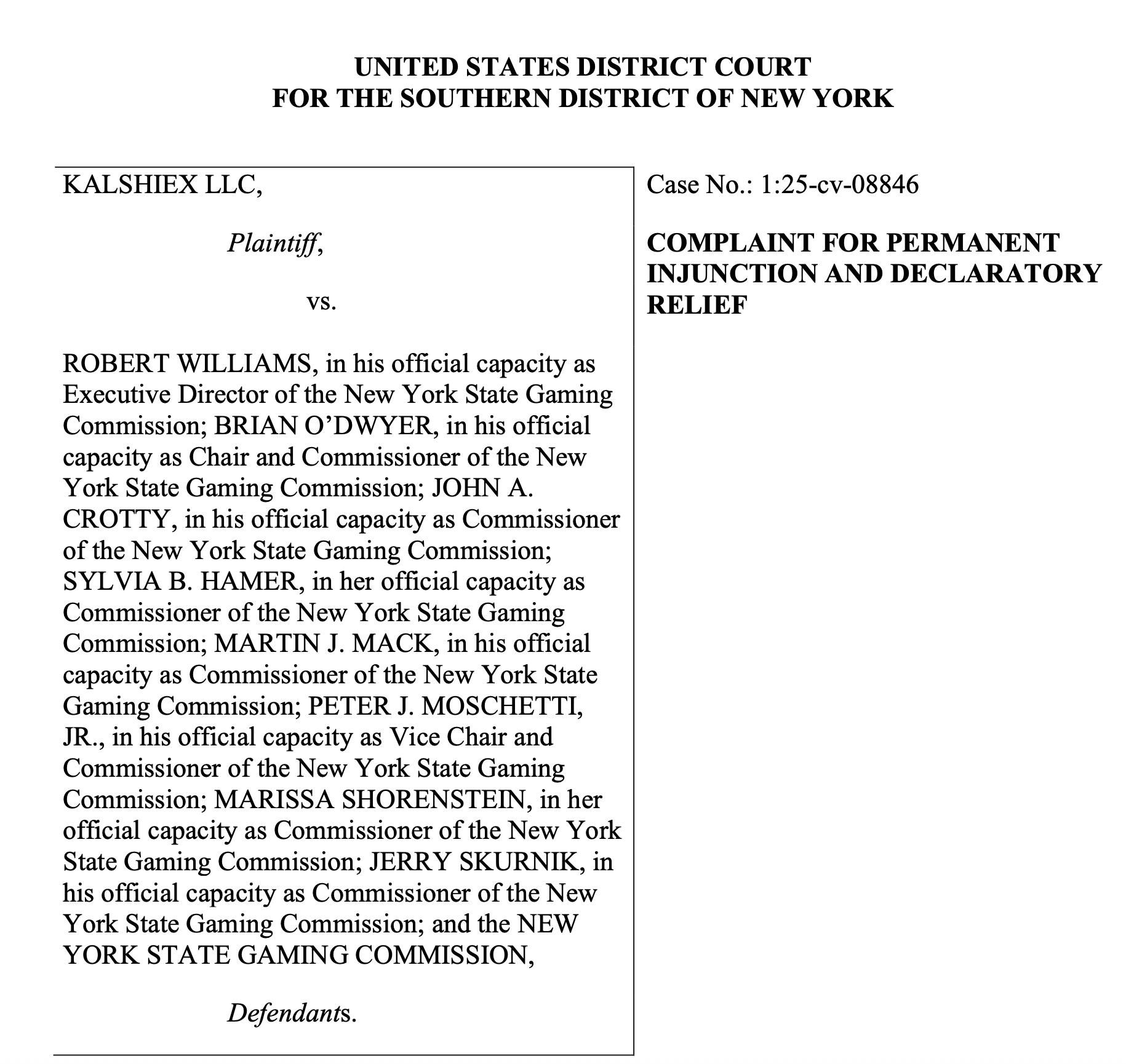 News: Kalshi Sues New York After Receiving Cease-And-Desist Letter