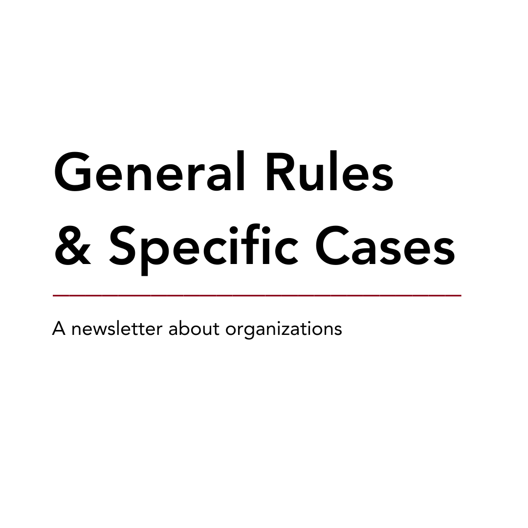 General Rules & Specific Cases