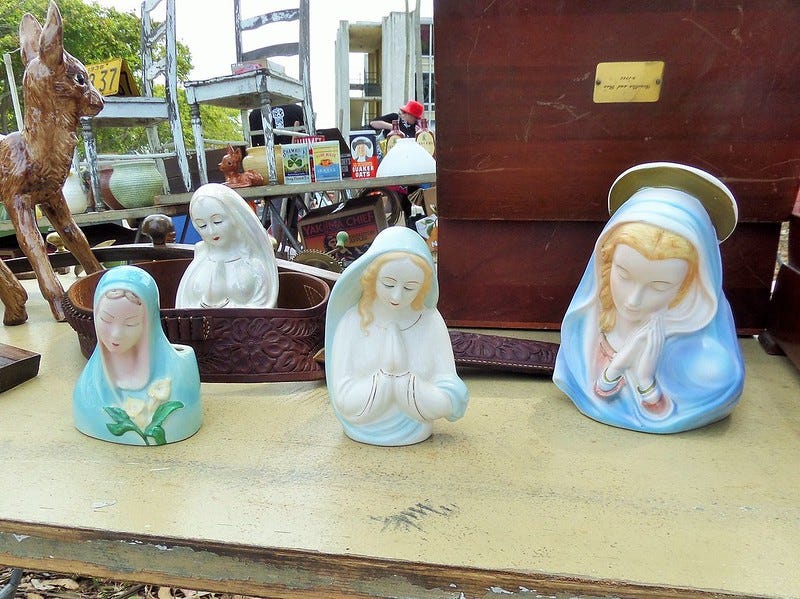 Busts of Virgin Mary Busts of Virgin Mary