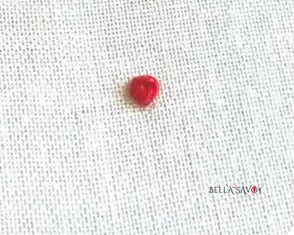 French Knot Tutorial 32 french knot 1