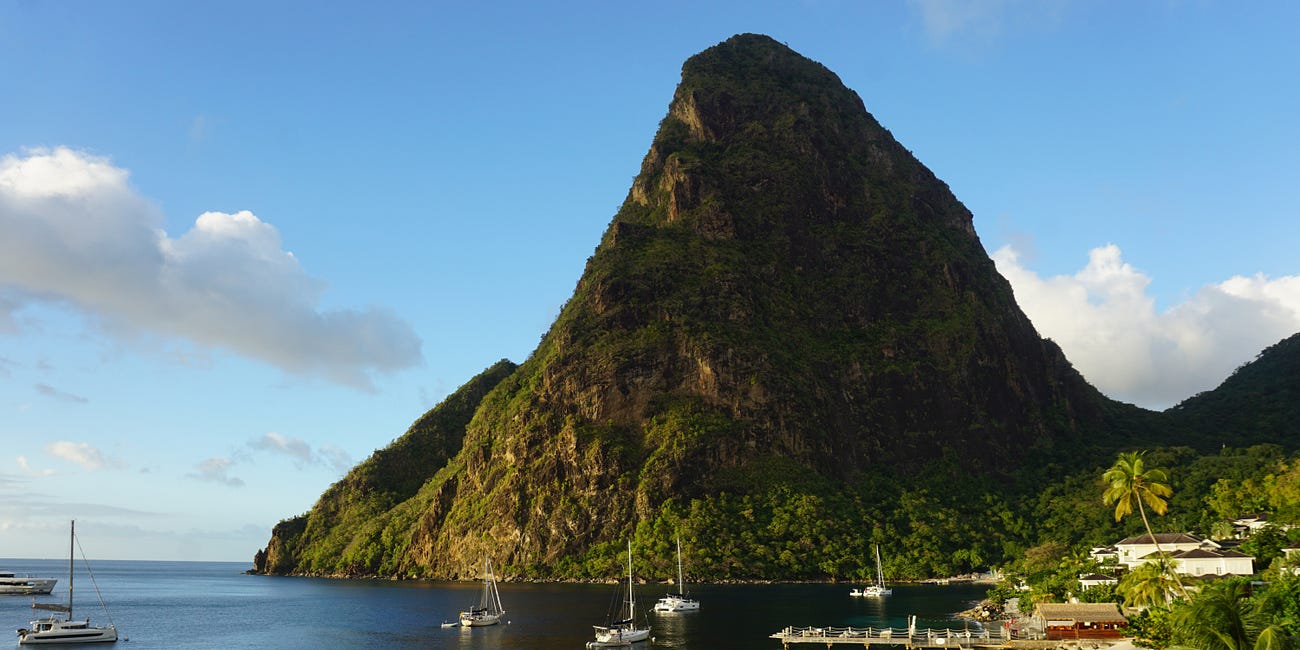 Paradise Between the Pitons
