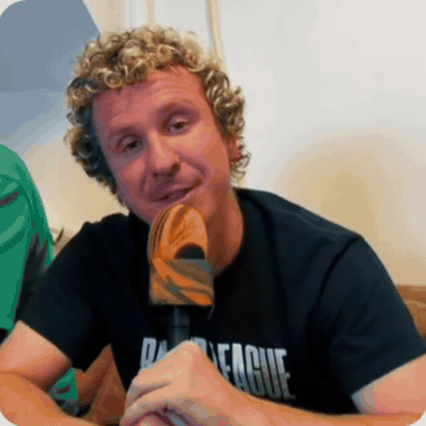 KidSuper, Colm Dillane, on the mic — the taped Juicy Times conversation at his Williamsburg factory.