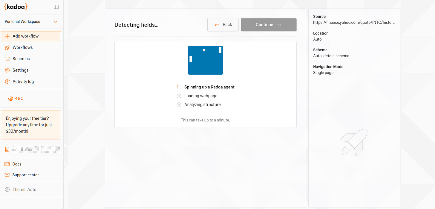 Kadoa’s AI agent working by Federico Trotta Kadoa’s AI agent working by Federico Trotta