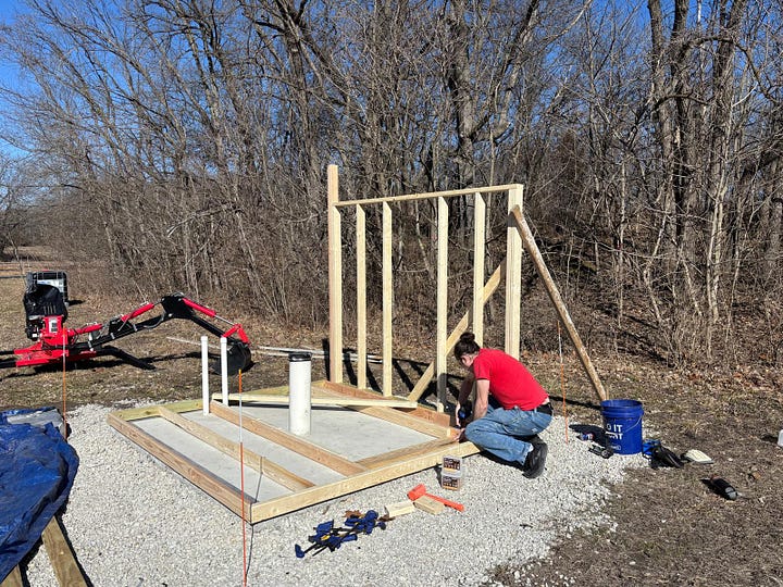 North Wall Framing & Placement