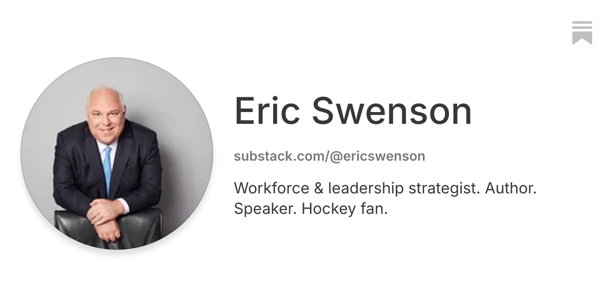 Eric Swenson | Substack