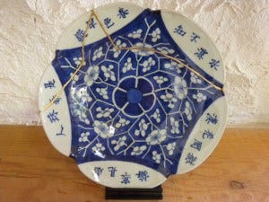 kintsugi plate kintsugi plate