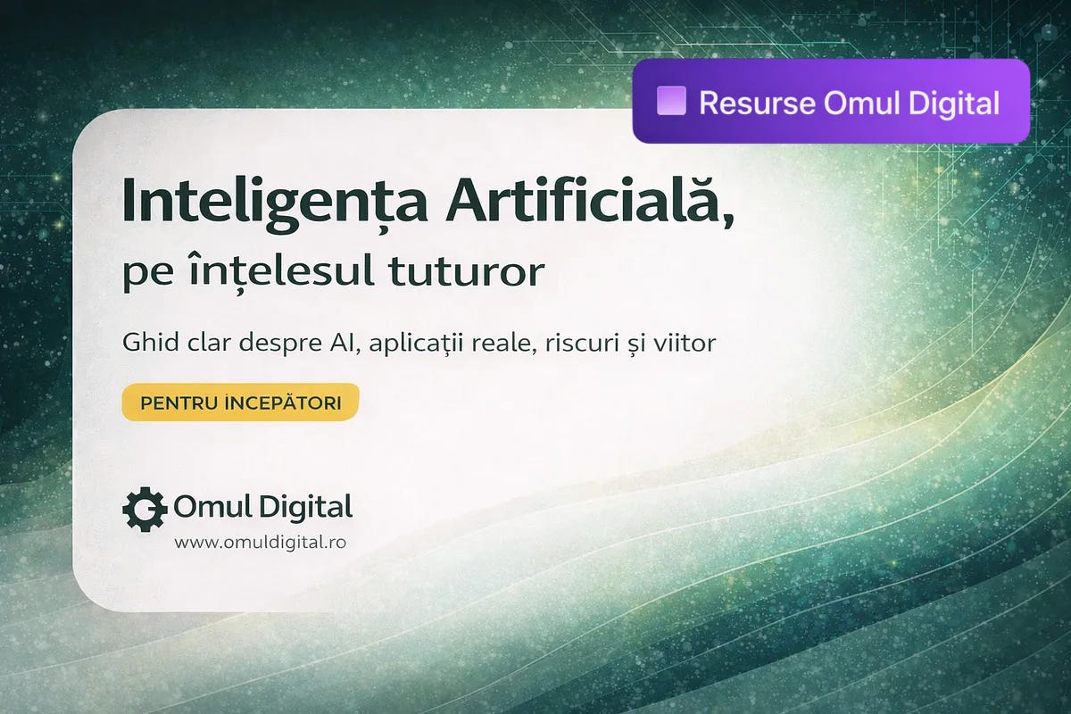 Inteligenta Artificiala pe intelesul tuturor